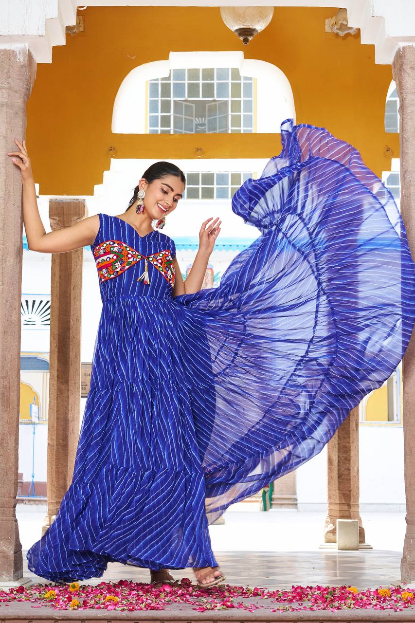 RaasRang Vibrant Garba Glory & Mirrorwork Magic Navratri Gowns