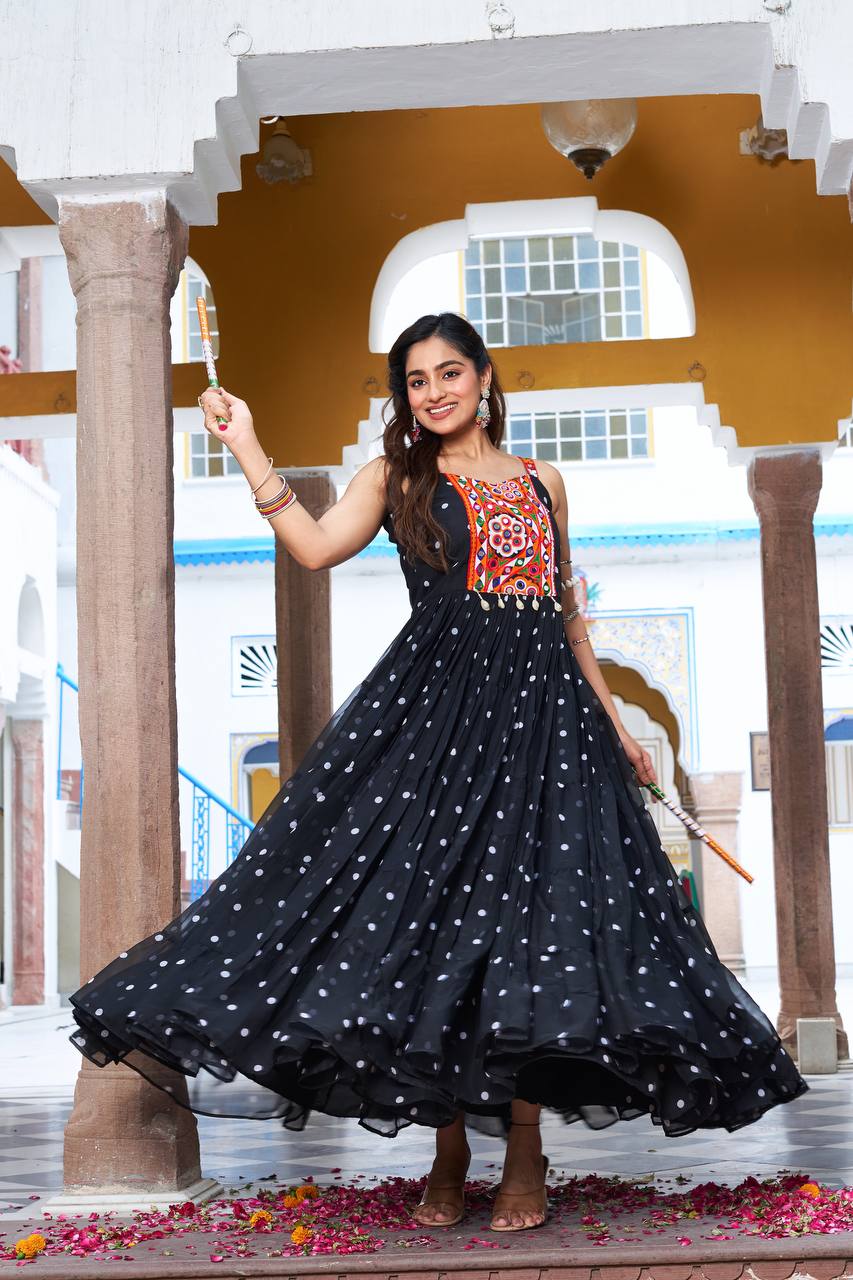 RaasRang Vibrant Garba Glory & Mirrorwork Magic Navratri Gowns