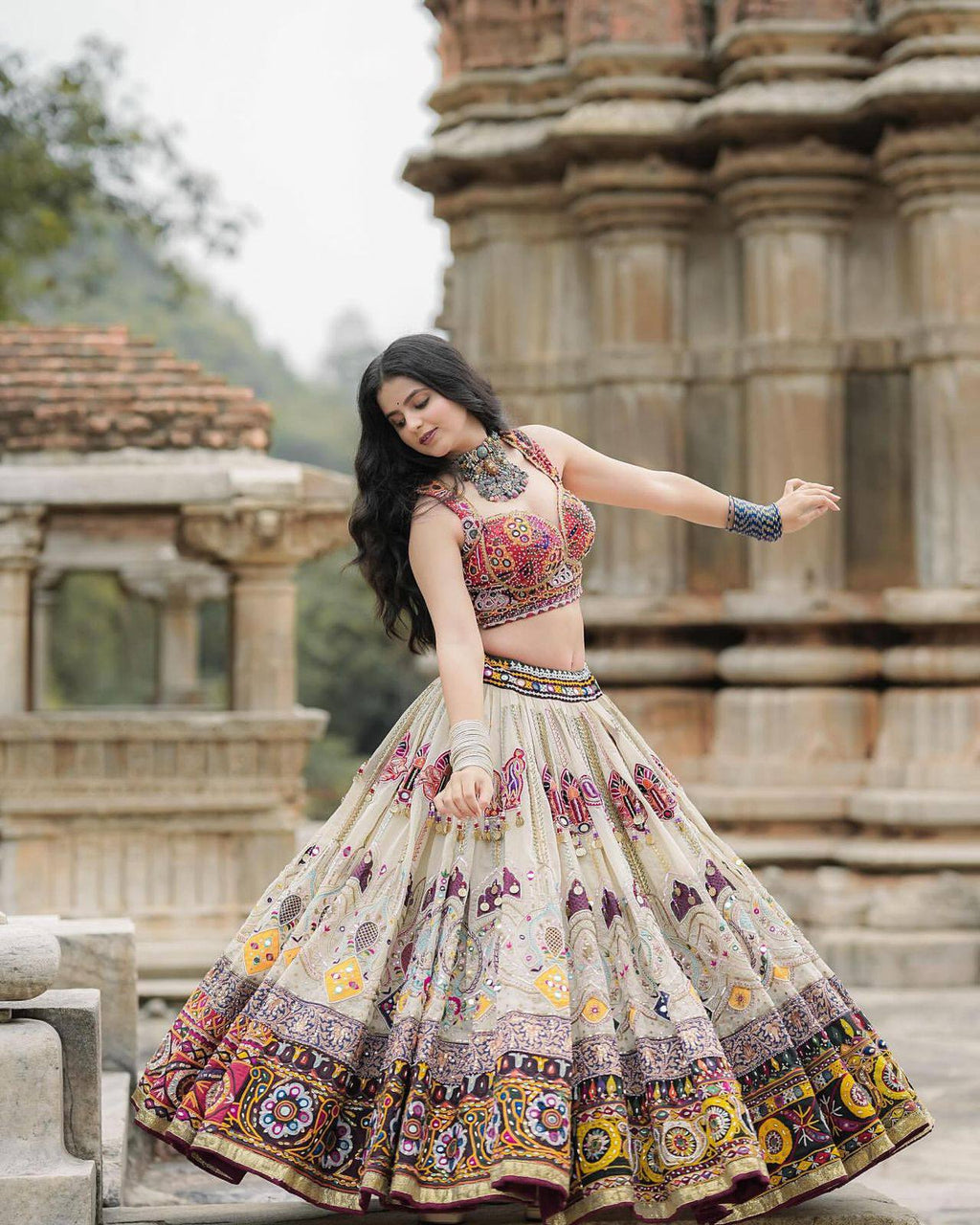 Navraas Couture Mirror Tales of Tradition Navratri Chaniya Choli