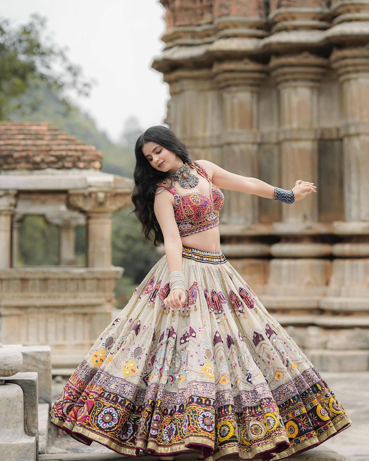 Navraas Couture Mirror Tales of Tradition Navratri Chaniya Choli