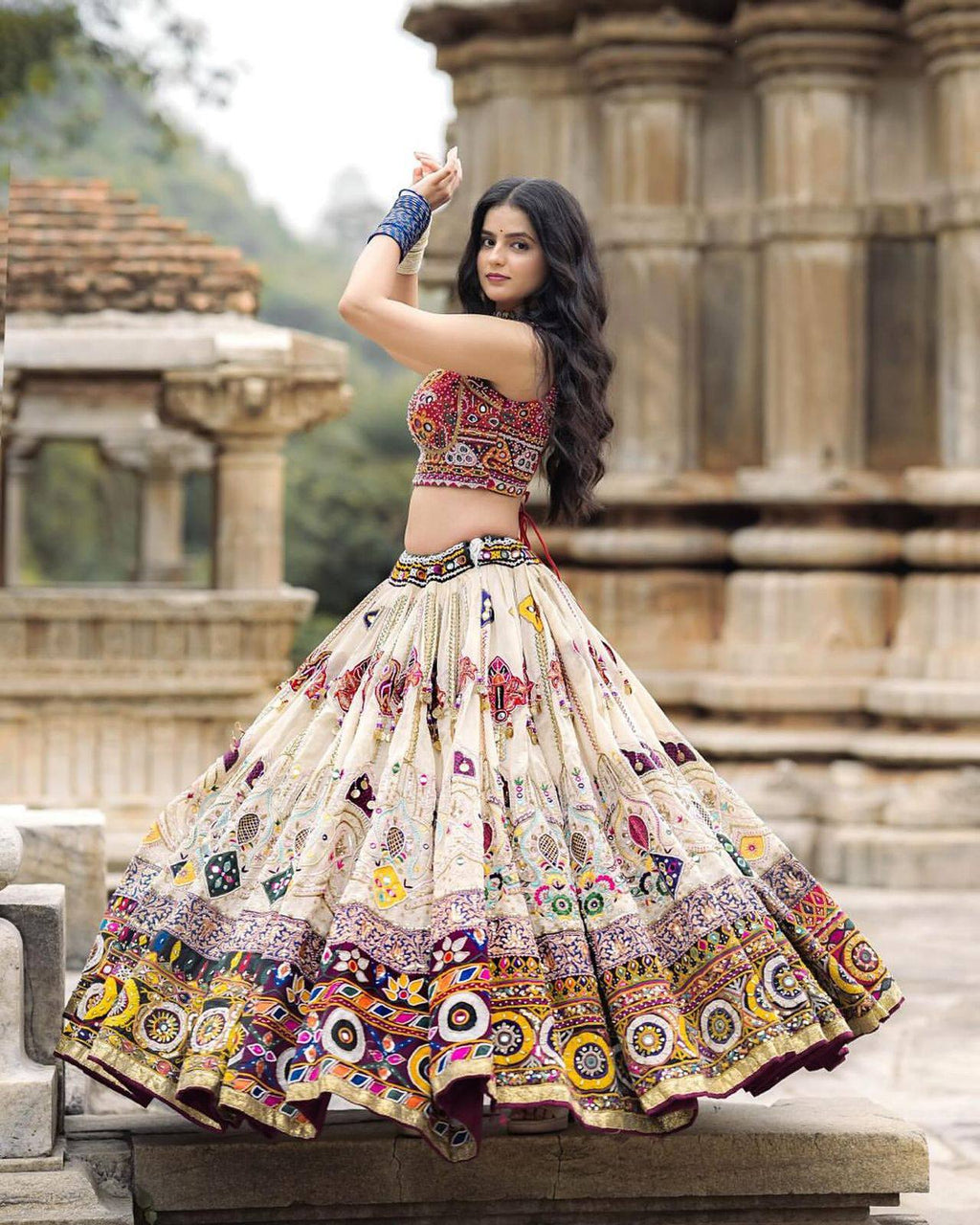 Navraas Couture Mirror Tales of Tradition Navratri Chaniya Choli
