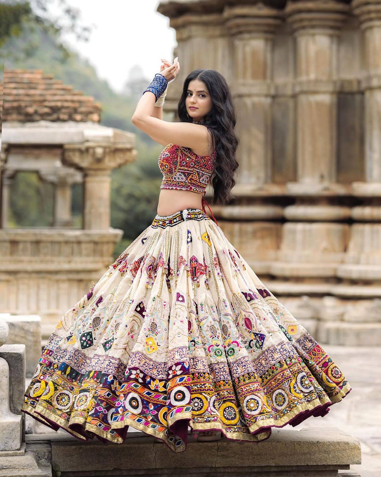 Navraas Couture Mirror Tales of Tradition Navratri Chaniya Choli