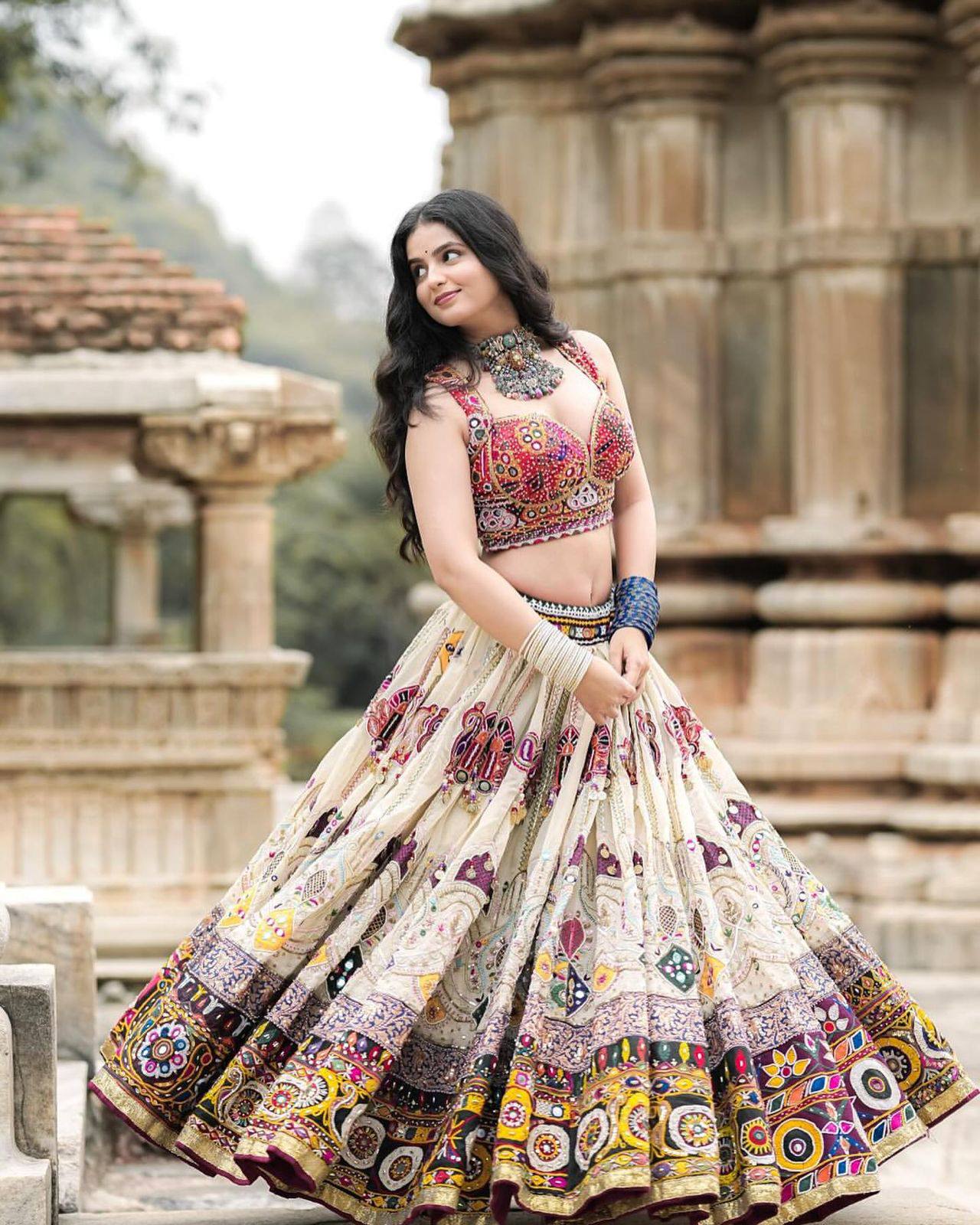 Navraas Couture Mirror Tales of Tradition Navratri Chaniya Choli