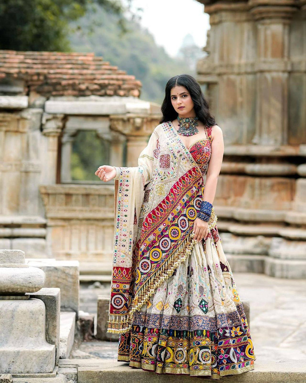 Navraas Couture Mirror Tales of Tradition Navratri Chaniya Choli
