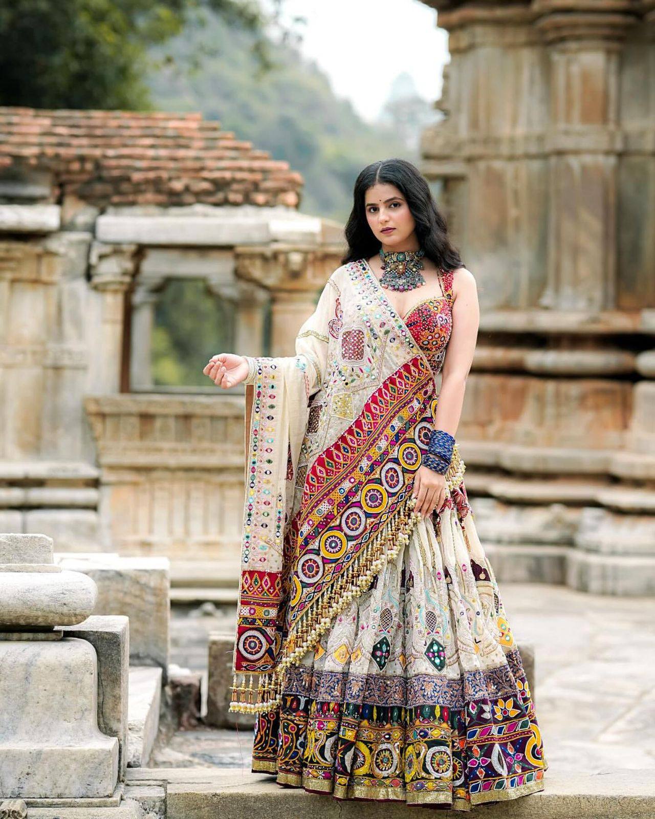 Navraas Couture Mirror Tales of Tradition Navratri Chaniya Choli