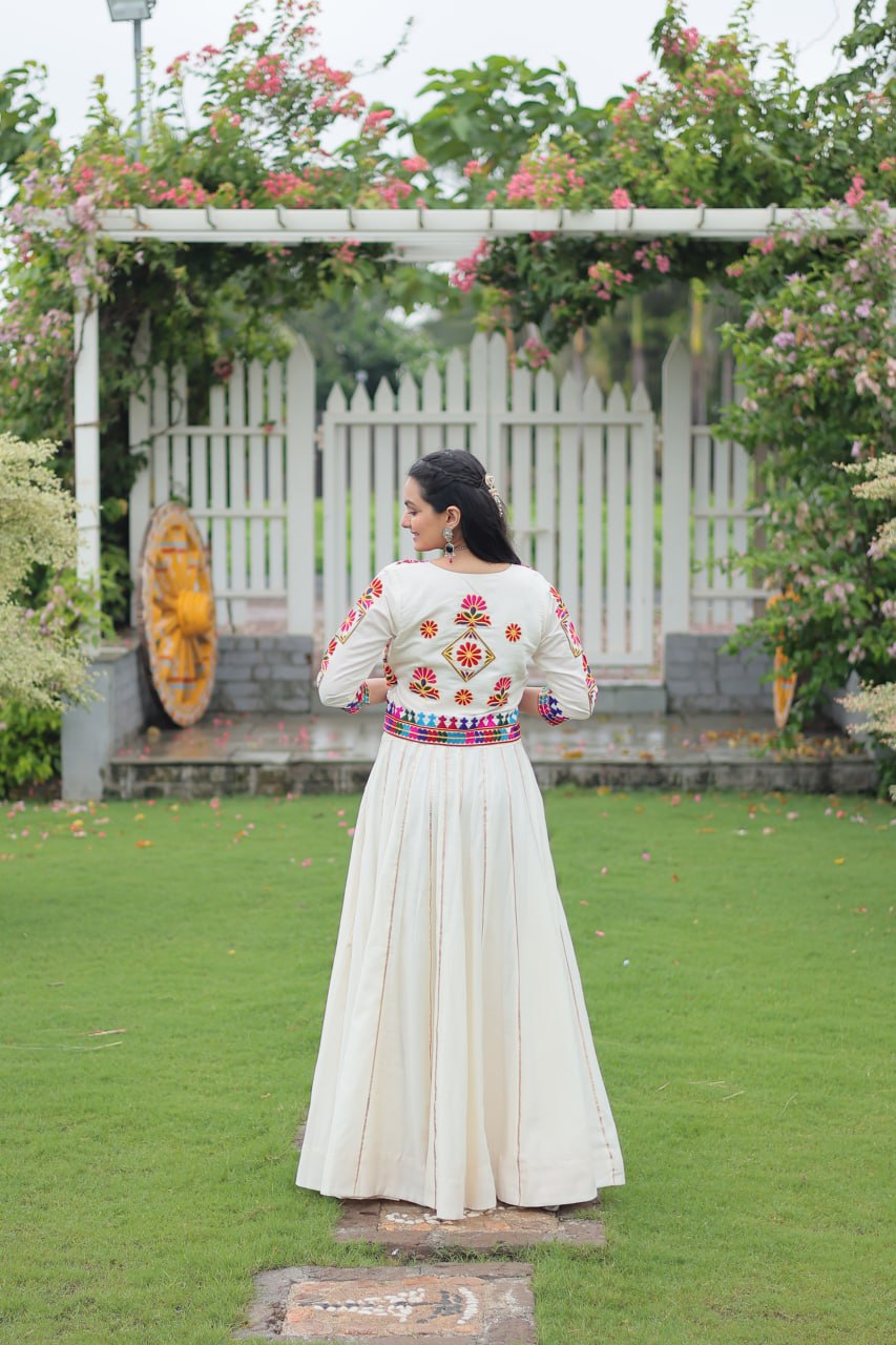 Festival of Twirls Gota Patti Lace Lehenga Top