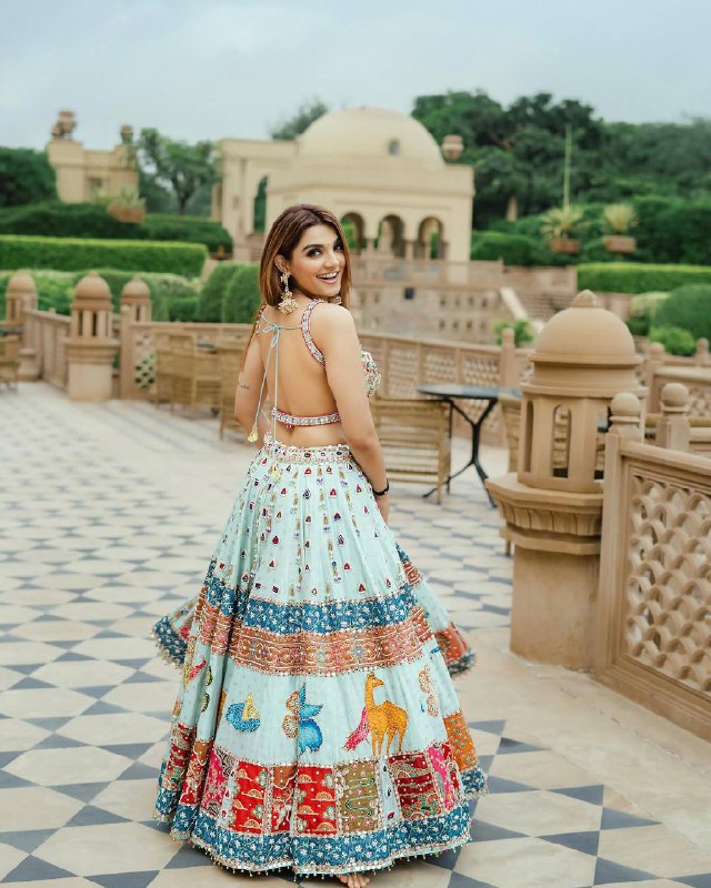 Banjara Noor Multicolour Tribal Patchwork Lehenga Choli