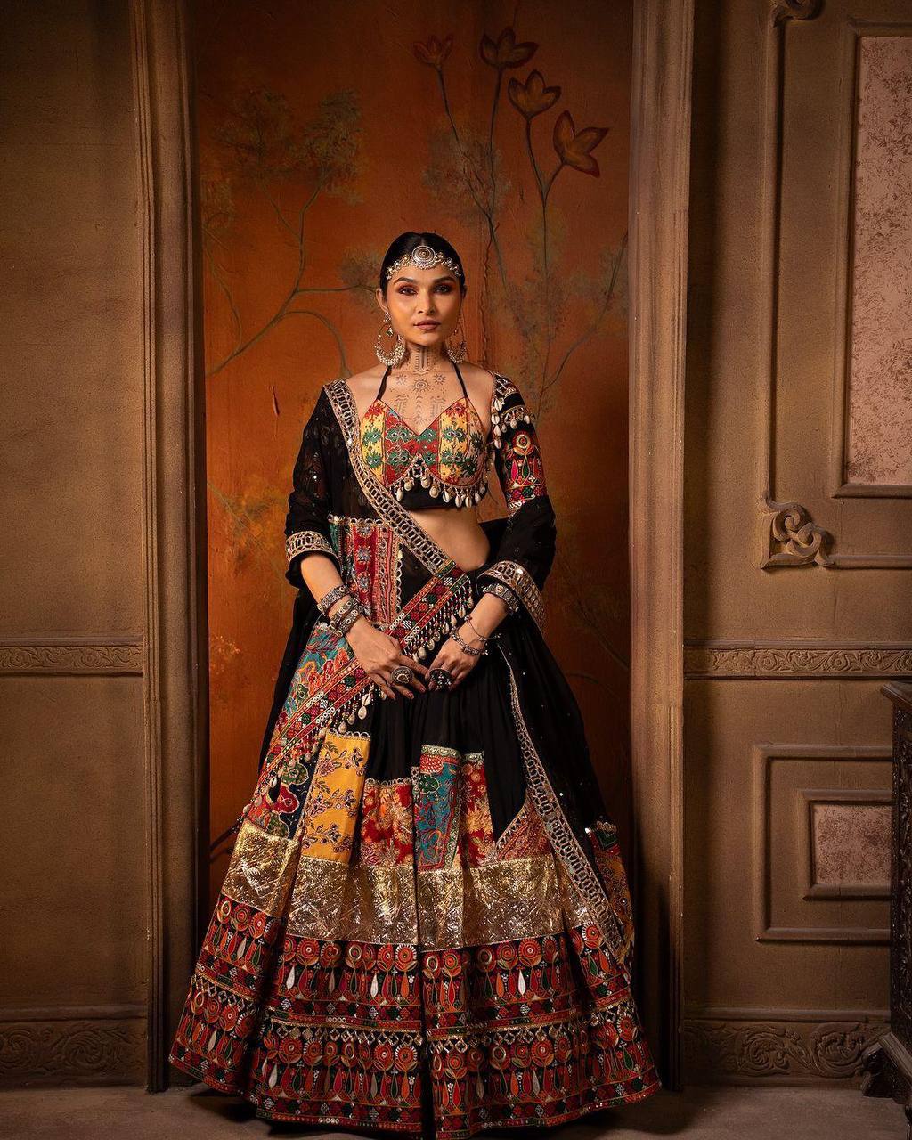 Nandhika Navratri Special Designer Lehenga Choli