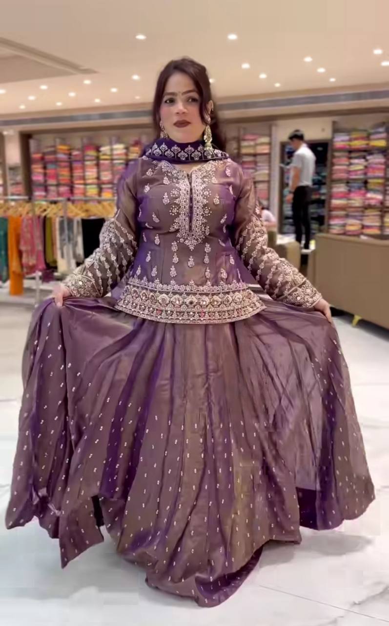 Aayat Heritage Vibe Embroidery & Moti Work Lehenga Top