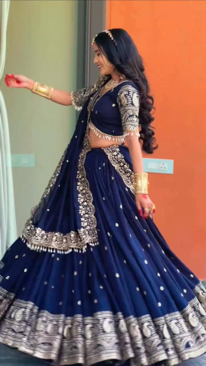 Yammini Fox Georgette Festival Lehenga Choli