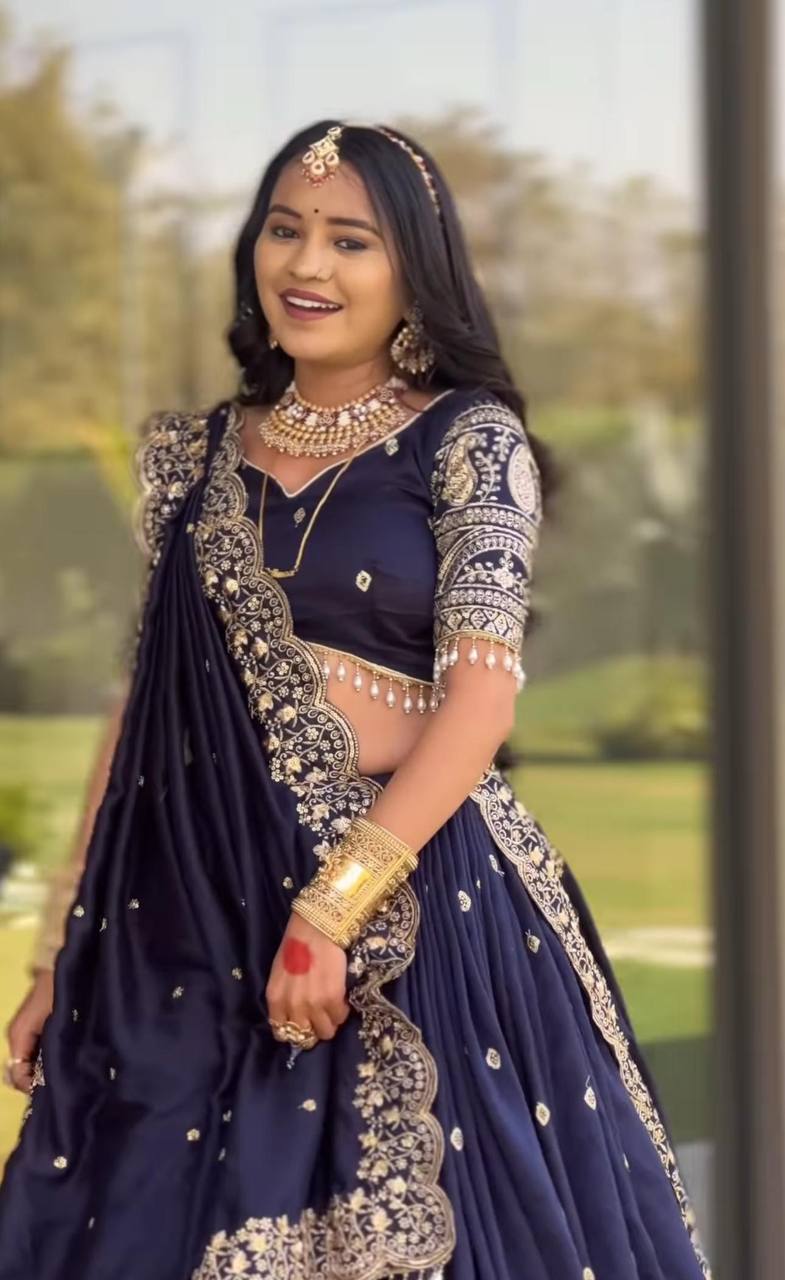 Yammini Fox Georgette Festival Lehenga Choli