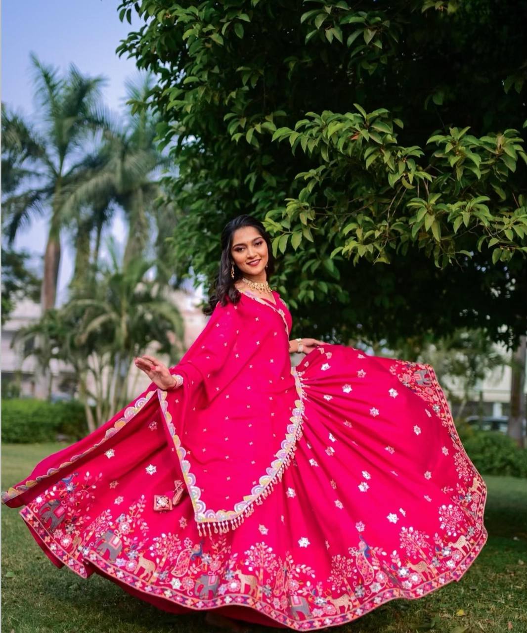 Ruhika Embroidery Thread Sequence Work Lehenga Choli