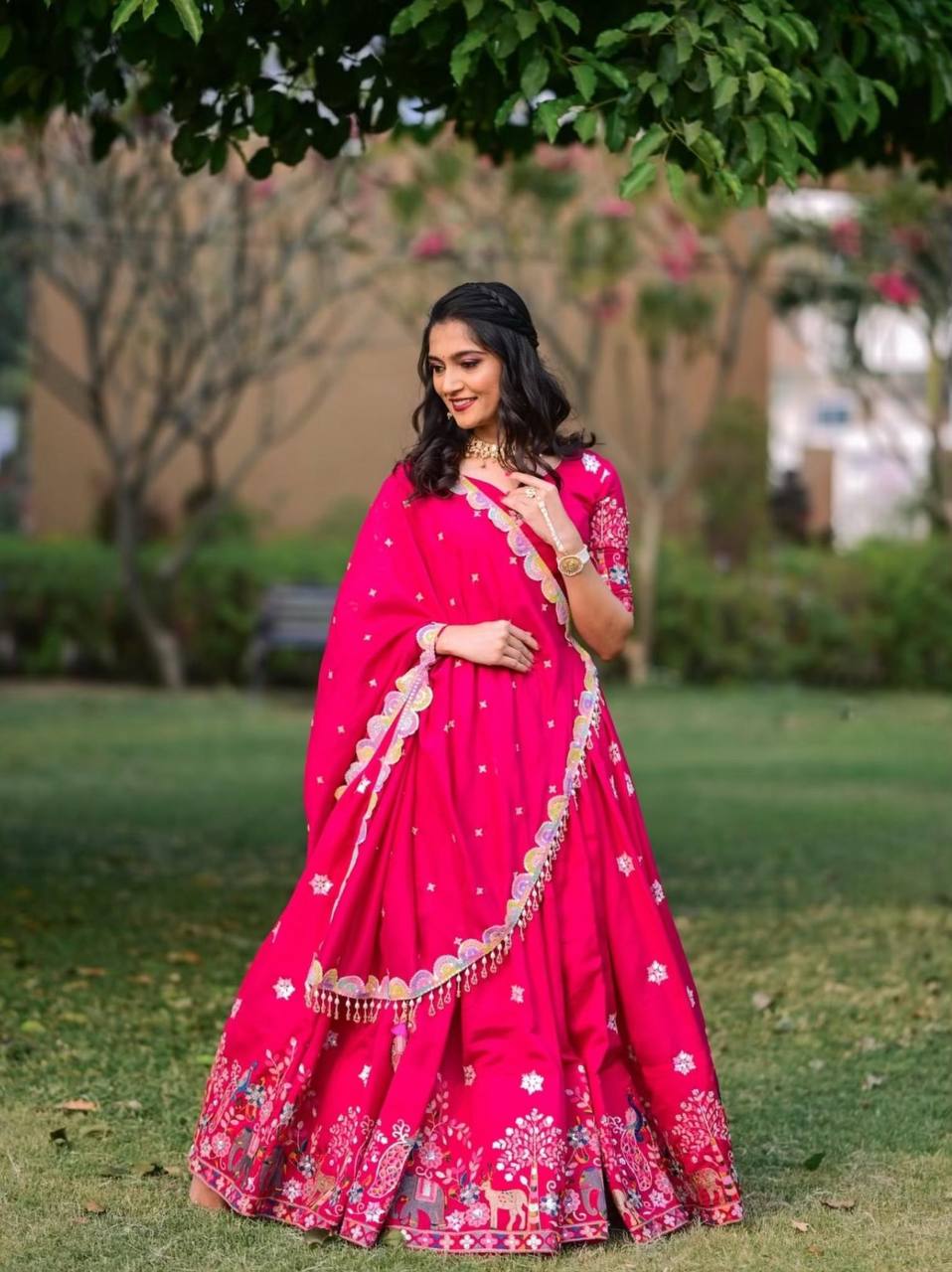Ruhika Embroidery Thread Sequence Work Lehenga Choli