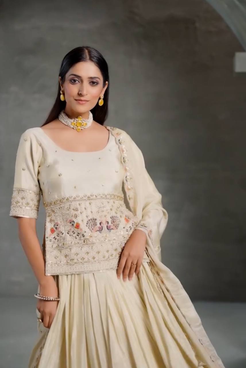 Krisha Festival Crop Top Lehenga Choli